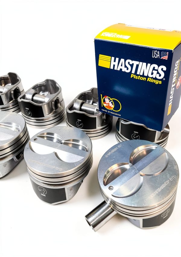 J MARTIN AUTO Piston Kit for Chevy 350 cid V-8 Engine-1