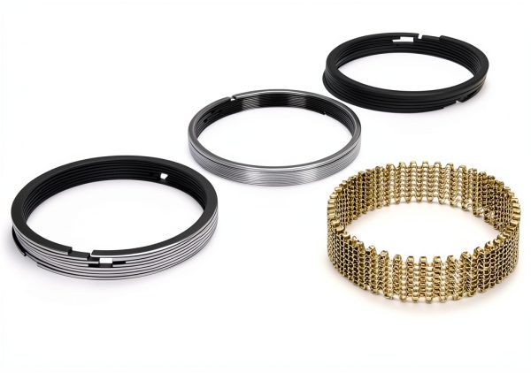 J MARTIN AUTO Piston Kit for Chevy 350 cid V-8 Engine-6