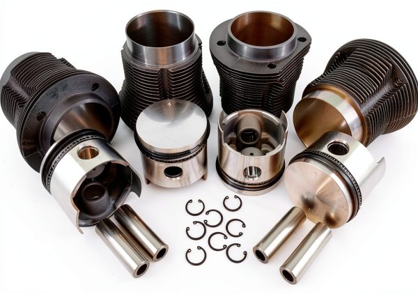 AA Performance VW 85.5mm Type 1 Pistons Cast Iron-0