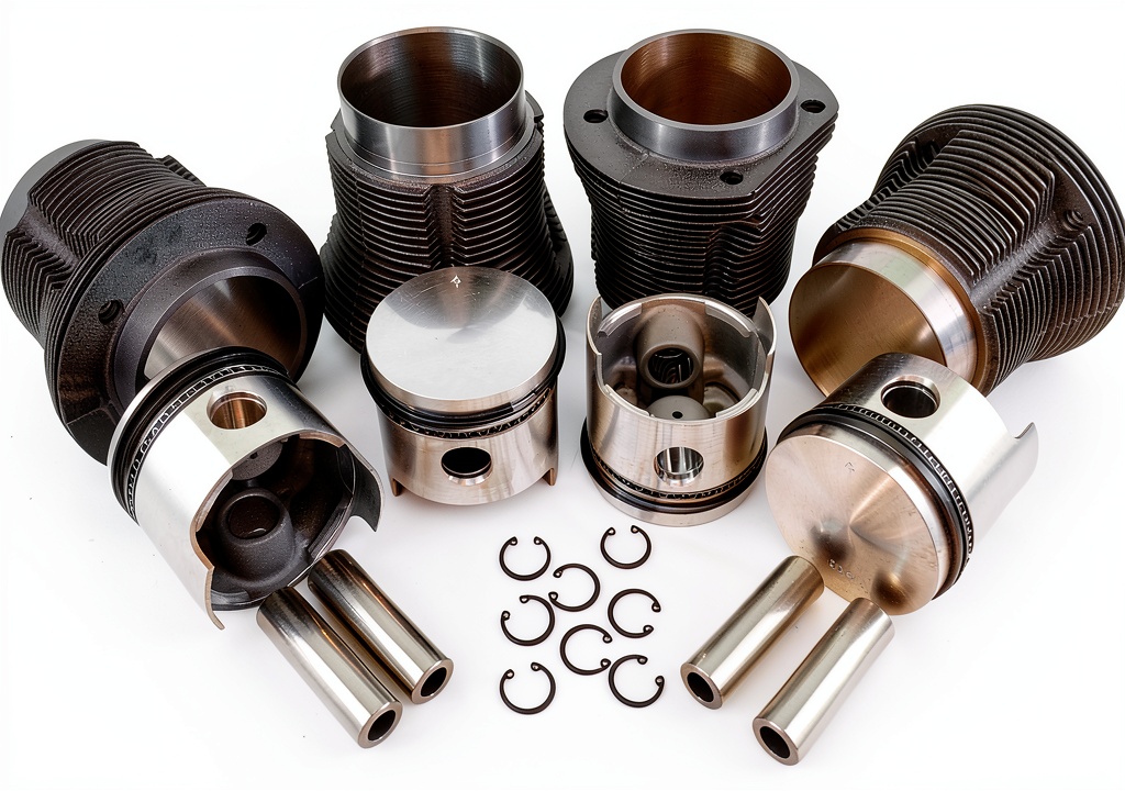 AA Performance VW 85.5mm Type 1 Pistons Cast Iron