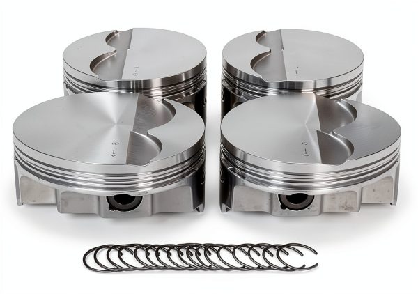 Icon Pistons FHR Flat Top Forged Engine Pistons-0