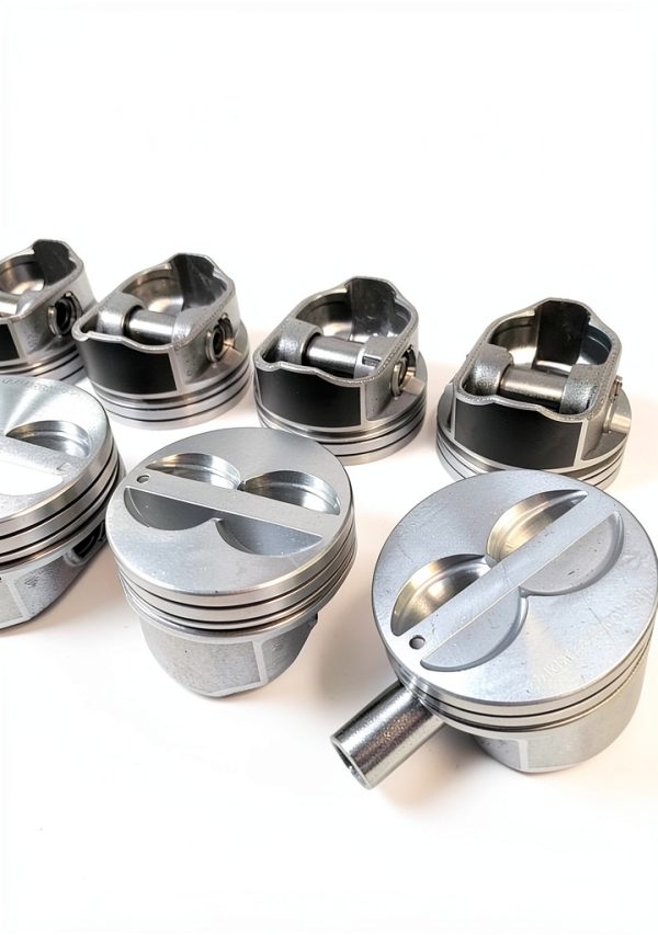 J MARTIN AUTO Piston Kit for Chevy 350 cid V-8 Engine-3
