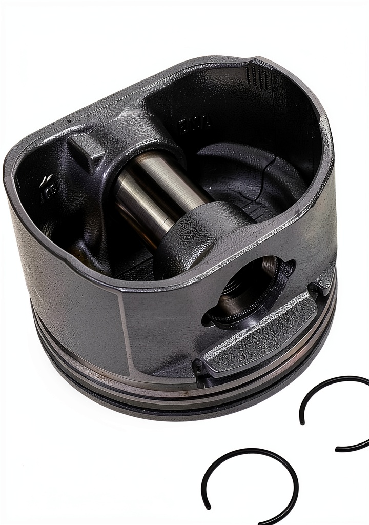 GM Engine Piston being installed in a Chevrolet engine block