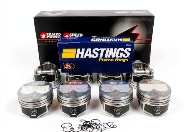 5.7L Chevy Piston Kit IE PARTS GROUP Metal Skirt-0