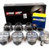 J MARTIN AUTO Piston Kit for Chevy 350 cid V-8 Engine-0