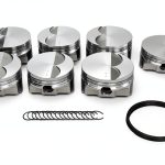 Forged Engine Pistons Icon Pistons Flat Design-0