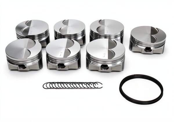 Forged Engine Pistons Icon Pistons Flat Design-0