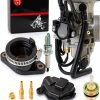 Honda Rancher 400 Carburetor Kit MOTO1988 Fuel Filter & Spark Plug-1