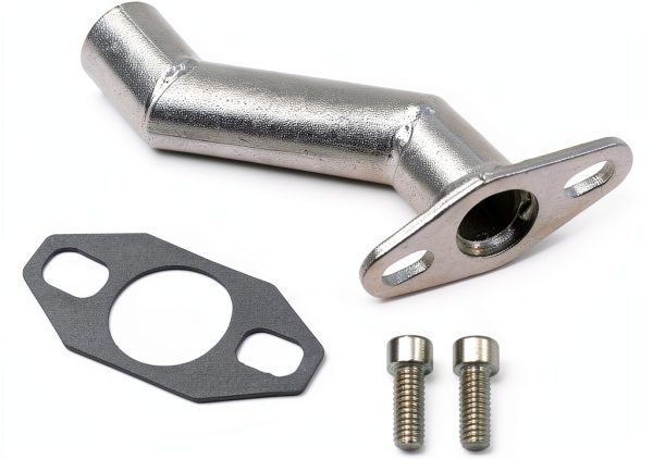Intake Manifold JRL Silver Iron 49cc‑80cc for 2‑Stroke Bicycle-4