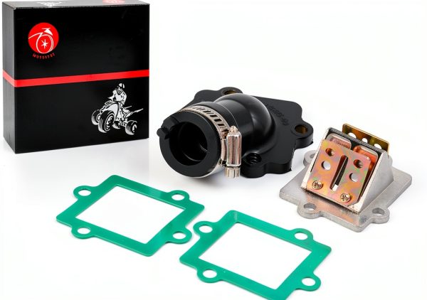 Intake Manifold and Reed Valve for Polaris ATV MOTO1988 Aluminum Kit-0