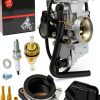 Honda Rancher 400 Carburetor Kit MOTO1988 Fuel Filter & Spark Plug-0