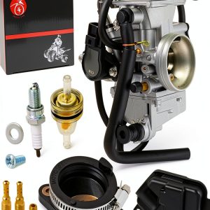 Honda Rancher 400 Carburetor Kit MOTO1988 Fuel Filter & Spark Plug-0