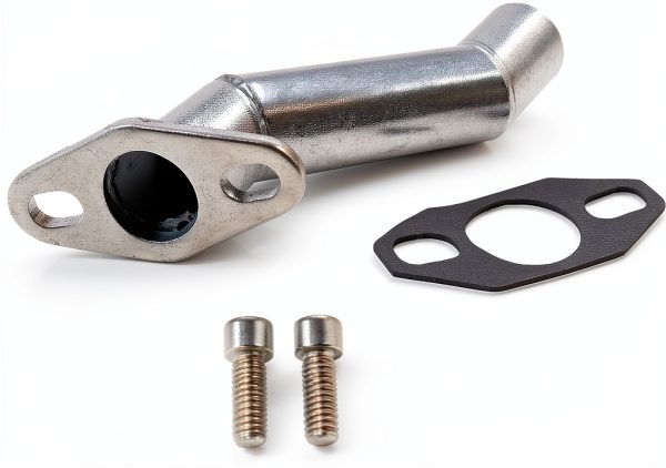 Intake Manifold JRL Silver Iron 49cc‑80cc for 2‑Stroke Bicycle-0