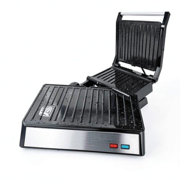 Panini Press Aigostar 1200W Sandwich Maker & Grill – Silver-6