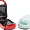 Mini Sandwich Maker Tasty Aqua 600W Dual-Side Nonstick Panini Press-6
