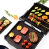 Panini Press Grill Yabano 4-Slice Non-Stick 11" x 9.8" Stainless Steel-2