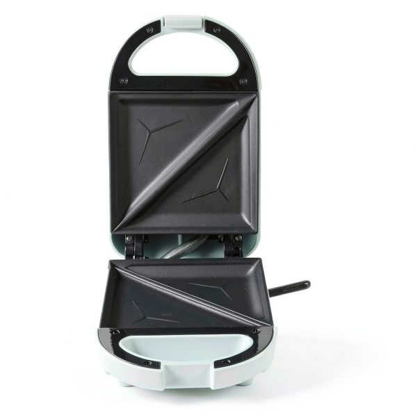 Mini Sandwich Maker Tasty Aqua 600W Dual-Side Nonstick Panini Press-3