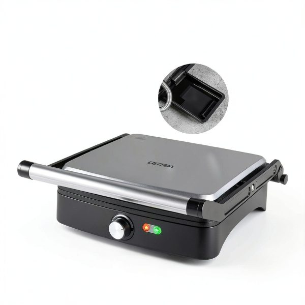 Panini Press Grill OSTBA 4‑Slice Non‑Stick Sandwich Maker 1200W Black-5