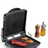 Panini Press Grill Yabano 4-Slice Non-Stick 11" x 9.8" Stainless Steel-5