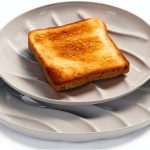 EVER TOAST. Toast and sandwich dinner plates. Reusable, unbreakable. Works for: Appetizers, pastries, pizza, tacos, grilled cheese. 8.5 inch. Set 2pcs-0