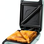 Mini Sandwich Maker Tasty Aqua 600W Dual-Side Nonstick Panini Press-0