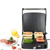 Panini Press Grill OSTBA 4‑Slice Non‑Stick Sandwich Maker 1200W Black-3