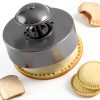 Sandwich Cutter Gelbira Egg‑Shape Stainless Steel Freezer Safe Tool-0