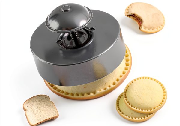 Sandwich Cutter Gelbira Egg‑Shape Stainless Steel Freezer Safe Tool-0