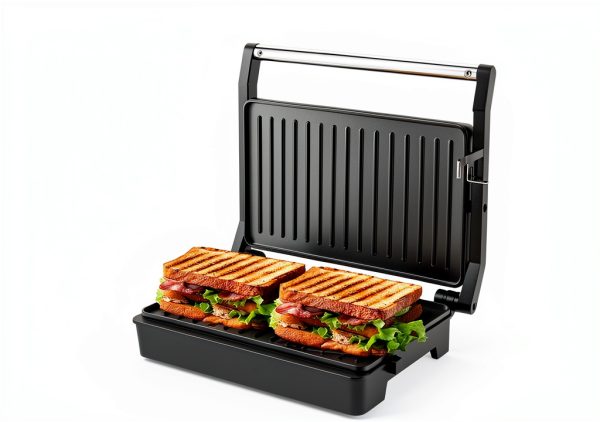 Small Size, Mini Size Panini Press,Sandwich Press,Pnini Grill,Perfect for Grilling Sandwich,Steak,Burger,Panini,Sausage,Non-Stick Coating, Auto Temperature,GT59-0