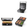 Panini Press Grill OSTBA 4‑Slice Non‑Stick Sandwich Maker 1200W Black-1