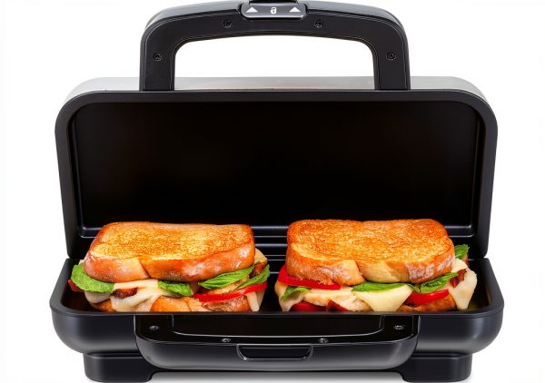 Proctor Silex Hot Sandwich Maker Steel PFAS-Free 25415MN-0
